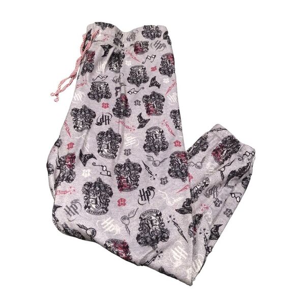 Harry Potter Fleece Pajama Pants size XL in Gray - Picture 1 of 8